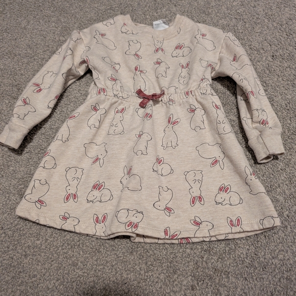 Koala Kids Other - 3 For $12 Koala Kids Cream Bunny Print Dress
